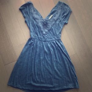 Urban Outfitters short sleeved blue dress